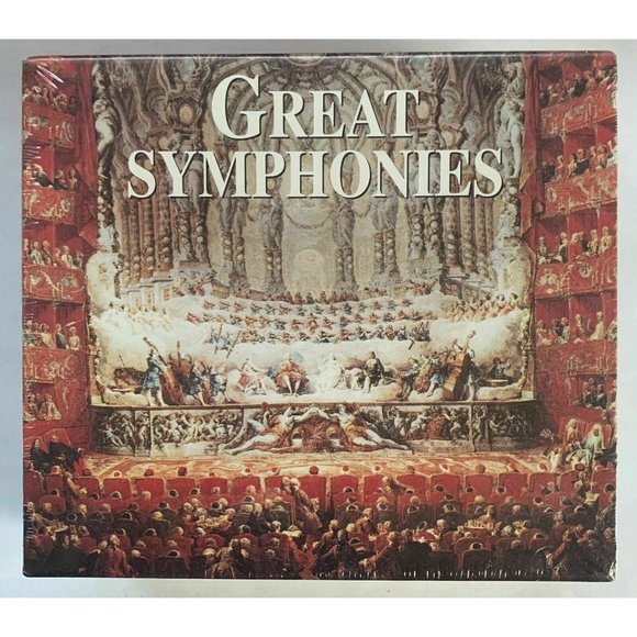 Great Symphonies 1996 4 CD Beethoven Schumann Schubert Dvorak Haydn New Sealed - Picture 1 of 3